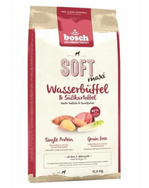 BOSCH Soft Maxi granule pre psov s vodným byvolom a batátmi 12,5 kg