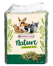 Versele - Laga Nature Timothy Hay 1 kg - timothy seno pro králíky, kavalíry, činčily, morčata 1 kg