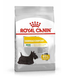 Royal Canin Dermacomfort Mini 1 kg - suché krmivo pro dospělé psy malých plemen s citlivou kůží 1kg