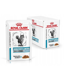 Royal Canin VHN Cat Sensitivity Chick 85 g kompletné diétne vrecko pre mačky