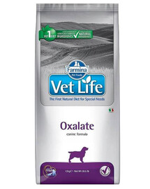 FARMINA Vet Life Dog Oxalate (Urinary) 12kg - suché krmivo pre psy s poruchami močových ciest 12kg.