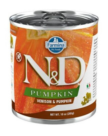 N&DDog Venison & Pumpkin 285 g mokré krmivo pre psov, jelene a tekvice, 285 g