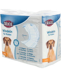 Papierové plienky Trixie pre dospelých psov L-XL 60-80cm, 12 ks/balenie