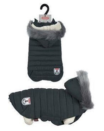Zolux nepromokavá péřová bunda s kapucí Urban S25 barva Grey