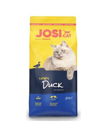 Josera JosiCat CrispyDuck 18 kg granule pre mačky s kačicou a rybami 18 kg