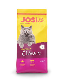 Josera JosiCat Sterilised Classic 18 kg granúl pre sterilizované mačky