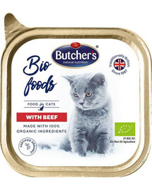 Butcher's Bio Foods Cat s hovězí paštikou 85g