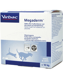 MEGADERM Monodose pro psy a kočky - složení pro zdravou kůži a srst Omega 3 a 6 28x4ml