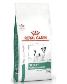 ROYAL CANIN VET Canine Satiety Small Dog 500 g granule pre obéznych dospelých psov malých plemien alebo dospelých psov s nadváhou