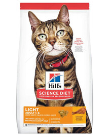 HILL'S Science Plan Feline Adult Light Chicken granule pre kastrované mačky s kuracím mäsom 10 kg
