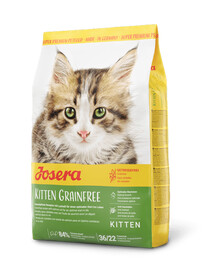 Josera Kitten Grainfree 2 kg granule bez obilnín pre mačiatka, gravidné a dojčiace mačky