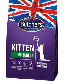 Butcher's Functional CatDry Junior with Turkey 800 g granule pre mačiatka 800 g
