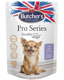 BUTCHER'S ProSeries Dog s jahňacím a hráškovými kúskami v omáčke 100 g