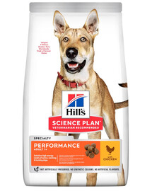 HILL'S SCIENCE PLAN Adult Performance Chicken granule pre psov s kuracím mäsom 14 kg