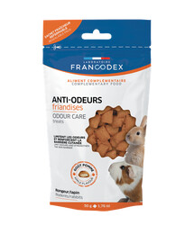 FRANCODEX Přípravky proti zápachu srsti, moči a trávení, pro hlodavce 50 g