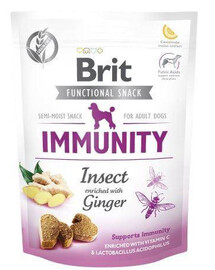 BRIT Care Functional Snack Immunity Insect 150 g maškrta pre psov na imunitu 150 g