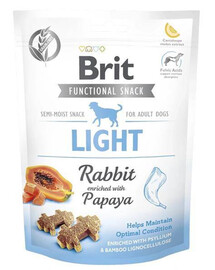 Brit care dog funkčný snack light rabbit maškrta pre psov 150 g