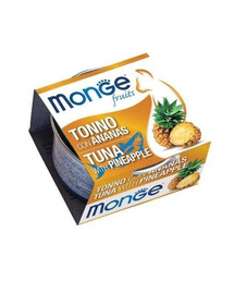 MONGE Fruit Cat krmivo pre mačky tuniak s ananásom pre mačky 80 g