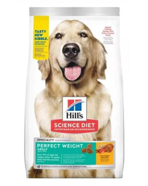 HILL'S Science Plan Adult 1+ Perfect Weight granule pre dospelých psov s 12 kg kuracím mäsom