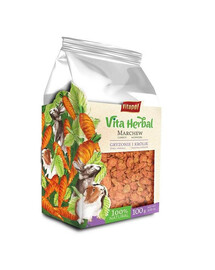 Vita Herbal pre hlodavce a králiky sušená mrkva 100 g