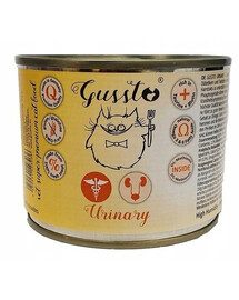 GUSSTO Cat Urinary 200 g krmiva pre mačky 200 g