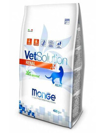 MONGE Vet Solution Cat Renal granuly pre dospelé mačky 400 g