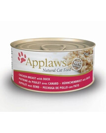 Applaws Natural Cat Food Chicken Breast with Duck 156g - vlhké krmivo pro kočky kuřecí s kachnou 156g