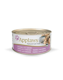 Applaws Natural Cat Food Makrela so sardinkami 156g - mokré krmivo pre mačky
