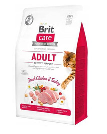 Brit Care Cat Grain Free Adult 2 kg granule pre vonkajšie a aktívne mačky
