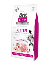 Brit Care Cat Grain Free Kitten 2 kg granule pre mačiatka a dojčiace mačky