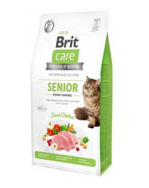 Brit Care Cat Grain Free Senior 2 kg - granule pro starší kočky