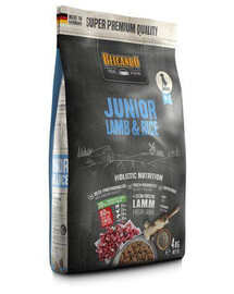 BELCANDO Junior Lamb & Rice ML 4 kg jahňacie a ryžové granule pre psov od 4 mesiacov, stredné a veľké plemená