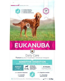 EUKANUBA Daily Care Adult Sensitive Digestive všetky plemená Chicken Sensitive Digestive Tract 2,3 kg