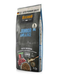 BELCANDO Junior Lamb & Rice ML 12,5 kg jahňacie a ryžové granule pre psov od 4 mesiacov veku