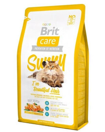 Brit Care Cat Sunny I'Ve Beautiful Hair 7 kg granule pre mačky vyžadujúce špeciálnu starostlivosť o srsť 7 kg