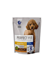 Perfect Fit Sensitive 1+ Rich in Turkey granule 825 g pre dospelých psov malých plemien