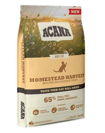 Acana Homestead Harvest Cat 4,5 kg granule pre dospelé mačky
