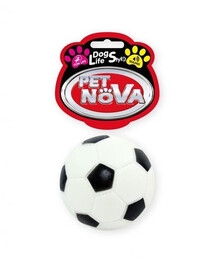 Pet Nova DOG LIFE STYLE futbalová lopta 7 cm