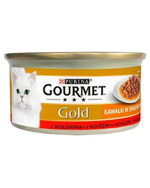  Purina Gourmet Gold konzerva s hovädzím mäsom 85 g