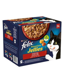 FELIX Sensations MP MIX kapsičky pre dospelé mačky všetkých plemien 24 x 85 g