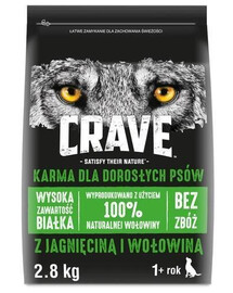 CRVP Dry Lamb 2,8 kg - granule s vysokým obsahem bílkovin pro dospělé psy