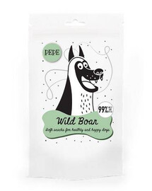 PEPE mini chunkies Wild Boar 70 g maškrty pre dospelých psov