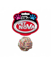 PET NOVA Ball-bavlnená šnúra pre psov 5 cm superdental