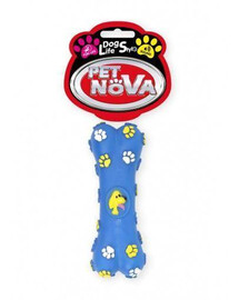 PET NOVA hračka pre psa kosť 15 cm modrá