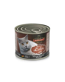 LEONARDO Quality Selection vlhké krmivo pre mačky bohaté na pečeň 200 g