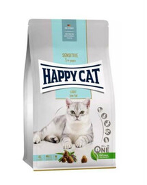 Happy Cat Sensitive Light - granule pro dospělé kočky se sklonem k nadváze, nízký obsah tuku