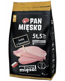 Pán Mięsko granule pre dospelých psov, morka s bažantom 9 kg