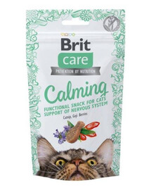 Brit Care Cat Snack Calming 50 g maškrta pre dospelé mačky na podporu nervového systému