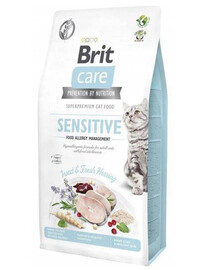 Brit Care Cat Grain Free insect&herring sensitive 2 kg - granule pro dospělé alergické kočky