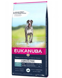 EUKANUBA Grain Free granule pre dospelých psov veľkých plemien 12 kg